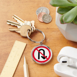U bocht verboden | Premium-Sleutelhanger Sleutelhanger