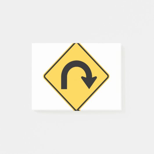 U-bochtsymbool Post-it® Notes (Voorkant)