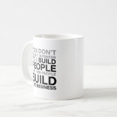 U bouwt geen bedrijf koffiemok (Voorkant links)