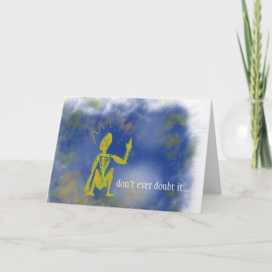 U bracht de macht ertoe - een kaart om aan te (Voorkant)