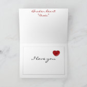 U brak mijn hart kaart (Binnen)