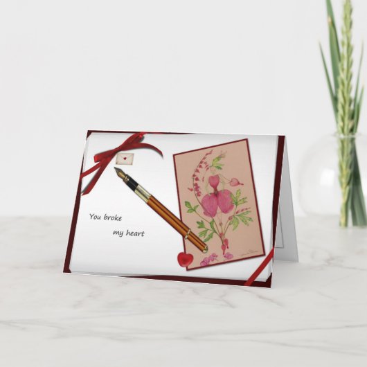 U brak mijn hart kaart (Voorkant)