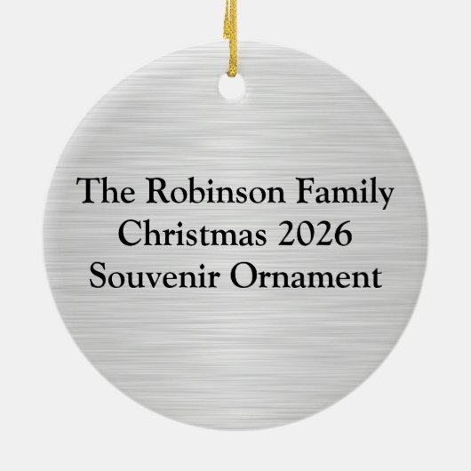 U buiten de Cirkel van Vertrouwen Keramisch Ornament (Achterkant)