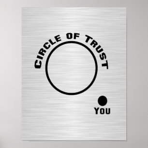 U buiten de Cirkel van Vertrouwen Poster