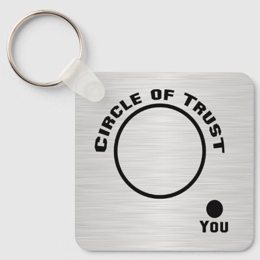 U buiten de Cirkel van Vertrouwen Sleutelhanger (Voorkant)
