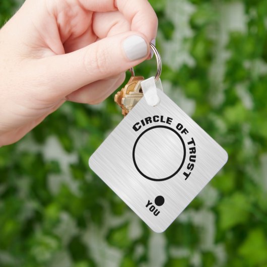 U buiten de Cirkel van Vertrouwen Sleutelhanger (Hand)