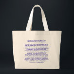 !!! U Creëer Onafhankelijkheidsverklaring Grote Tote Bag<br><div class="desc">U Creëer I Pandt dat iedereen recht heeft op leven, vrijheid en het nastreven van geluk. We vinden dat deze waarheden vanzelfsprekend zijn, dat alle mannen gelijk zijn gecreëerd, dat ze door hun Schepper worden begiftigd met bepaalde onvervreemdbare rechten, waaronder leven, vrijheid en het nastreven van geluk. Om deze rechten...</div>