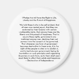 !!! U Creëer Onafhankelijkheidsverklaring Magneet