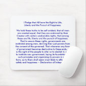 !!! U Creëer Onafhankelijkheidsverklaring Muismat (Met muis)