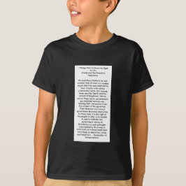 !!! U Creëer Onafhankelijkheidsverklaring T-shirt