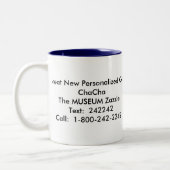 !!! U Creëer Truth kan op zichzelf staan Tweekleurige Koffiemok (Links)