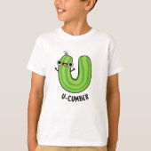 U-cumber Funny Cucumber Pun T-shirt (Voorkant)