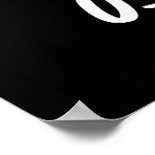 U-cumber Grappige Komkommer Pun Donker BG Poster (Hoek)