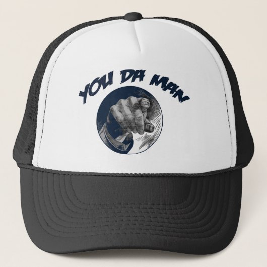 U Da Man Design Baseball Pet (Voorkant)