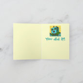 "U deed het!" De gelukkige Kaart van Congrats van (Binnen)