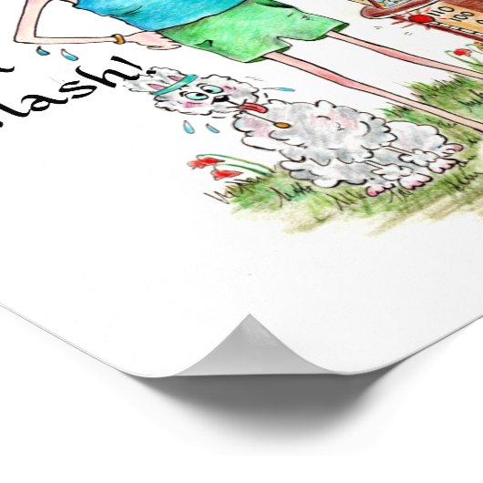 "U denkt dat dit heet is", "hot flash"-geheugentek Poster (Hoek)