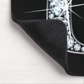 "U" Diamond Bling Mousepad Muismat (Hoek)
