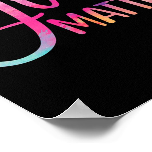 U doet er toe - Mental Health Awareness Inspireren Poster (Hoek)