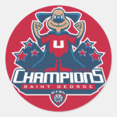 U-Dogs Champs Stickers (Voorkant)