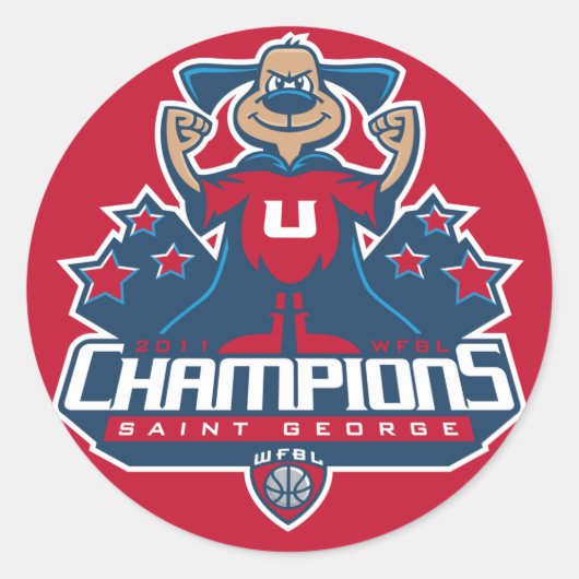 U-Dogs Champs Stickers (Voorkant)