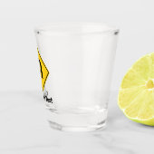 U-Draai teken Shot Glas (Rechts)