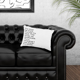 U Drink te veel Accent Pillow Accent Kussen