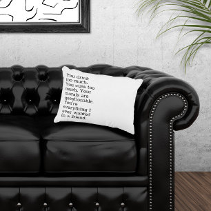 U Drink te veel Accent Pillow Kussen