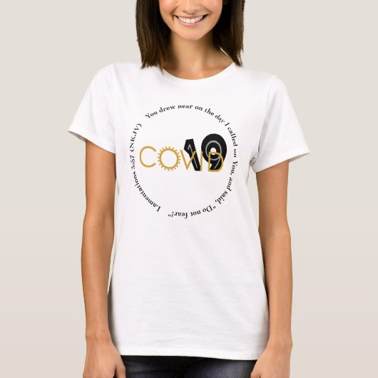 U droomde bijna COVID 19 Scripture T-shirt (Voorkant)