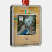 U duwde binnen mijn gezicht! metalen ornament (Rechts)