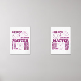 U en I Matter - ASL Empowerment Design Muurkunst Sets