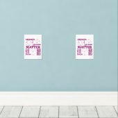 U en I Matter - ASL Empowerment Design Muurkunst Sets (Houten vloer)