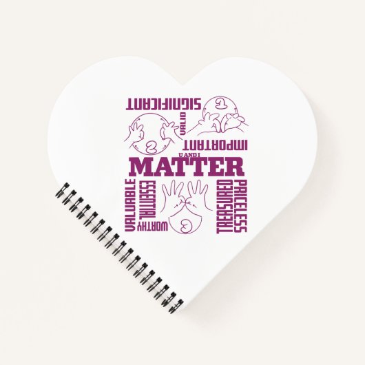 U en I Matter - ASL Empowerment Design Notitieboek (Voorkant)