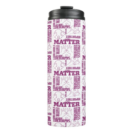 U en I Matter - ASL Empowerment Design Thermosbeker (Voorkant)