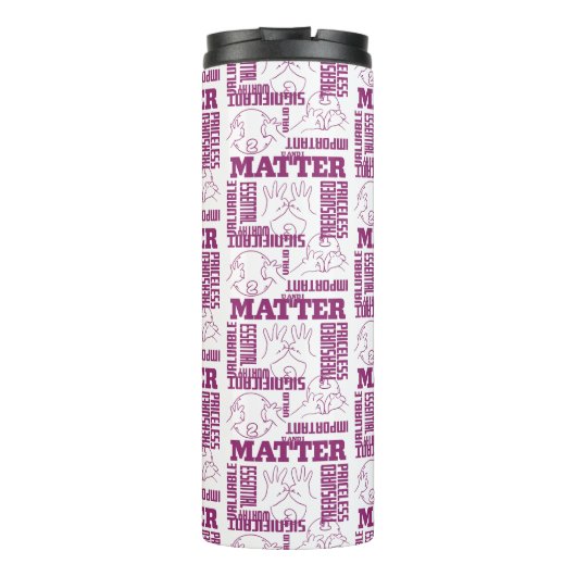 U en I Matter - ASL Empowerment Design Thermosbeker (Achterkant)