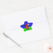 U EN IK ZIJN ÉÉN RADIOSTATION STER STICKER (Envelop)