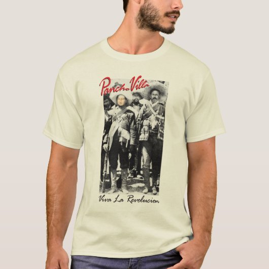 U en Pancho Villa met uw foto T-shirt (Voorkant)