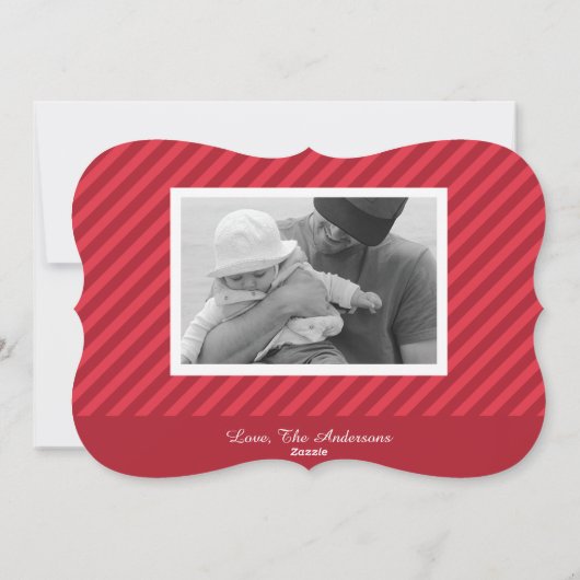 U en uw vakantiekaart feestdagenkaart (Achterkant)