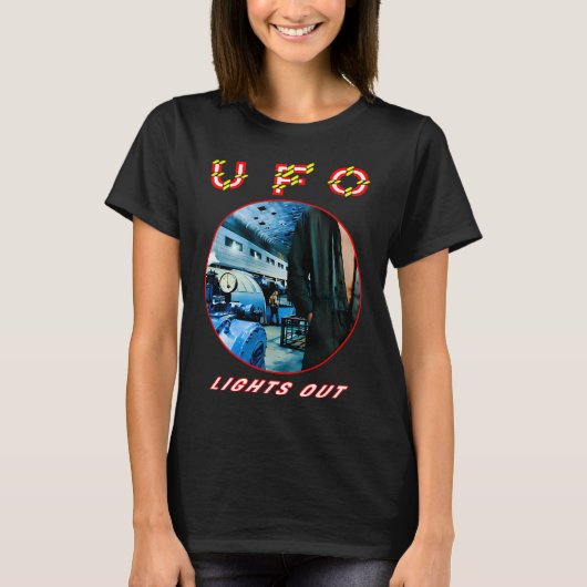 U.F.O Band Lights Out T-shirt (Voorkant)