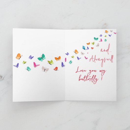 U flutter Mijn Kaart van de Dag van de Valentijn v (Binnen)