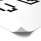 U GAME BRO? Retro Classic Video Gamer Controller Poster (Hoek)