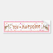 u = geweldige bumpersticker (Voorkant)