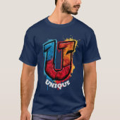 "U" Got the Look:  Graffiti Monogram T-shirt (Voorkant)