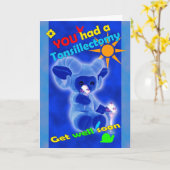 U had een Tonsillectomie goed spoedig worden Kaart (Gele Bloem)
