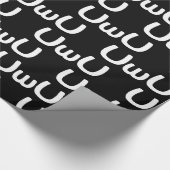 U Happy Anime Face Emoticon Cadeaupapier (Hoek)