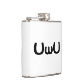 U Happy Anime Face Emoticon Heupfles (Rechts)