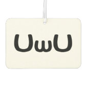 U Happy Anime Face Emoticon Luchtverfrisser (Achterkant)