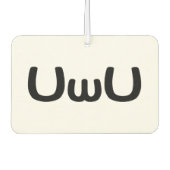 U Happy Anime Face Emoticon Luchtverfrisser (Voorkant)