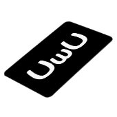 U Happy Anime Face Emoticon Magneet (Linkerzijde)