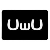 U Happy Anime Face Emoticon Magneet (Horizontaal)