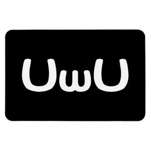 U Happy Anime Face Emoticon Magneet